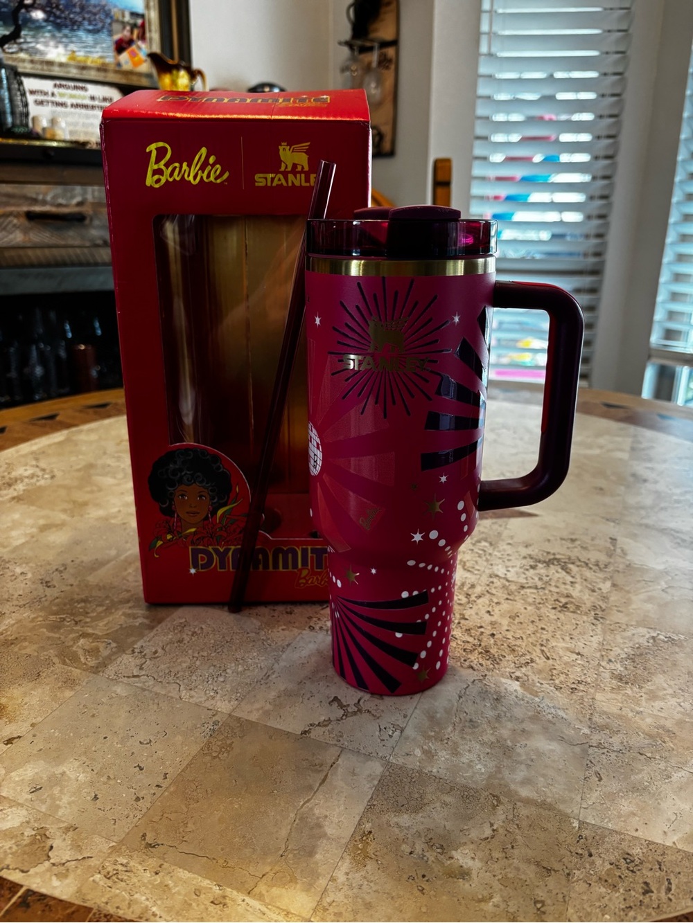 Stanley x Barbie Dynamite Barbie 40oz Quencher NIB Limited Edition